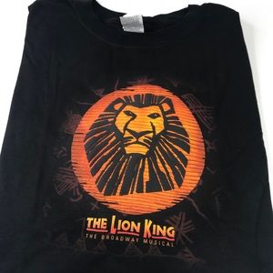 Lion king musical t shirt black XL San Francisco
